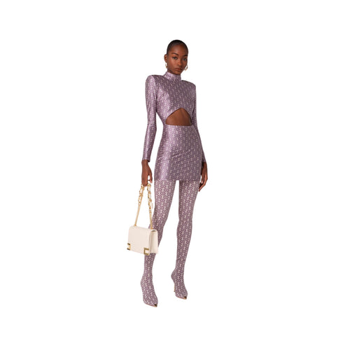 Abito Donna mini logato Viola Elisabetta Franchi- Francavilla Moda